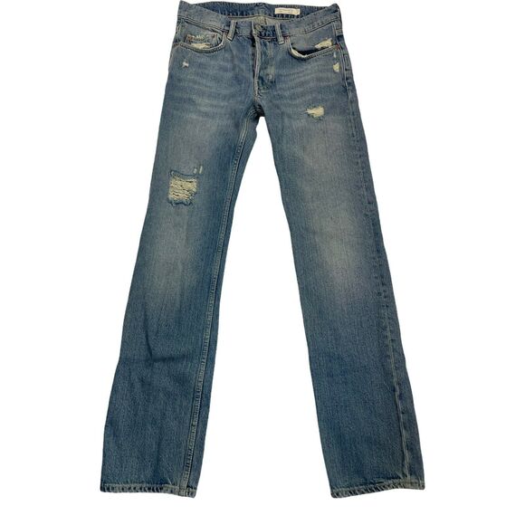 all saints dakota iggy distressed Button Fly jeans Men’s size 28 - Picture 1 of 5